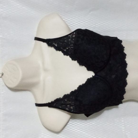 Maidenform Women's Bra 34C, Black, Pre-owned - Picture 1 of 5